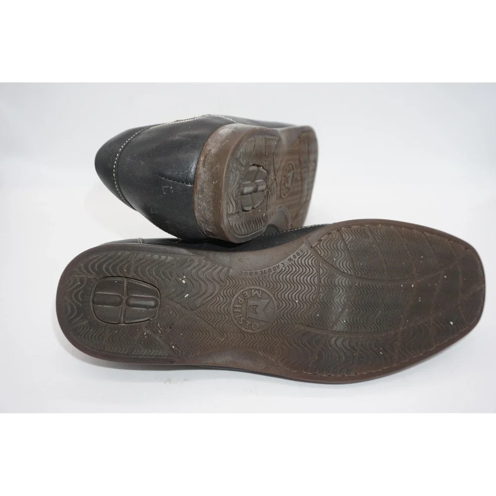 Mephisto‎ Cool-Air Loafers Mens 8.5 Brown Leather Slip On Comfort Casual Shoes